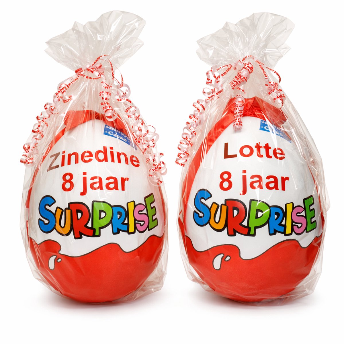 XXL Kinder ei gevuld met mix van Kinder Chocolade - 30cm