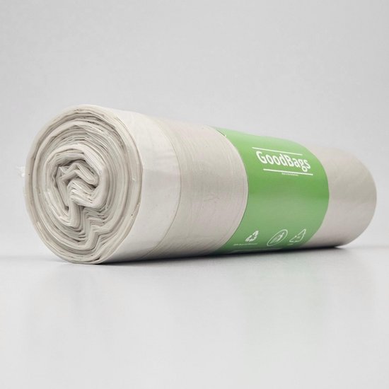 GoodBags 36 Liter | 120 zakken | Trekband | LDPE | 27 My | 70×65 cm – Transparante Vuilniszakken 36 Liter, Geschikt voor Brabantia Code R, Geschikt voor Brabantia 36 liter