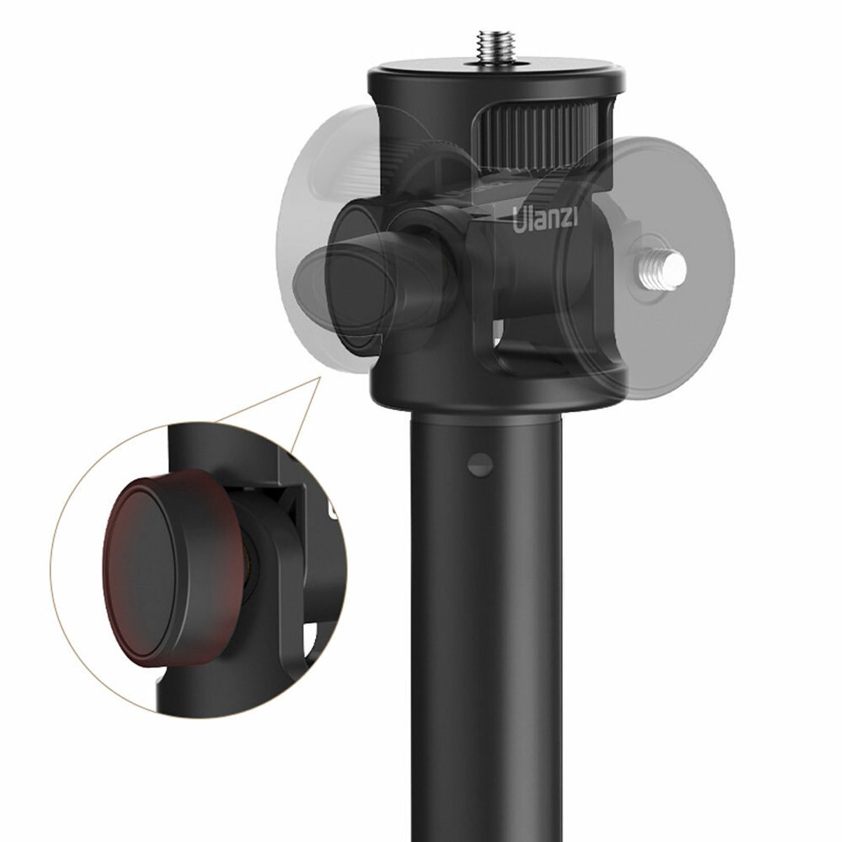 Compact Camera Statief + Monopod / Selfiestick - Type: MT-79 thumbnail 2