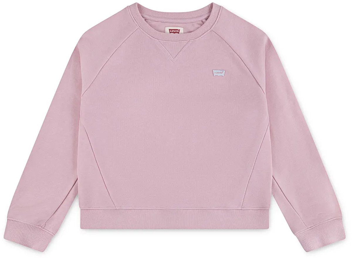 Levi´s ® Kids Meet And Greet Crew Sweatshirt 10 Years Meisjes Koraal