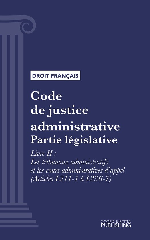 Code de justice administrative - cover