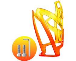 RAMBUX® - Bidonhouder Fiets - Geel-Rood - Lichtgewicht Houder voor Bidon - Sportief - Mountainbike Fleshouder - Racefiets Houder