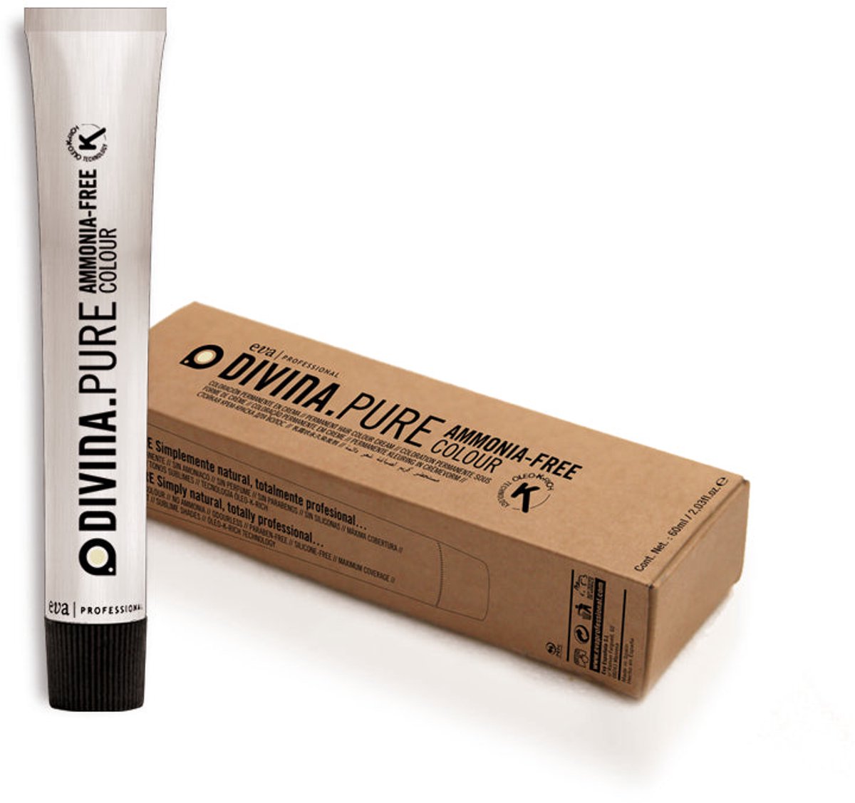 DIVINA.PURE haarkleurmiddel voor professionals ZONDER ammoniak