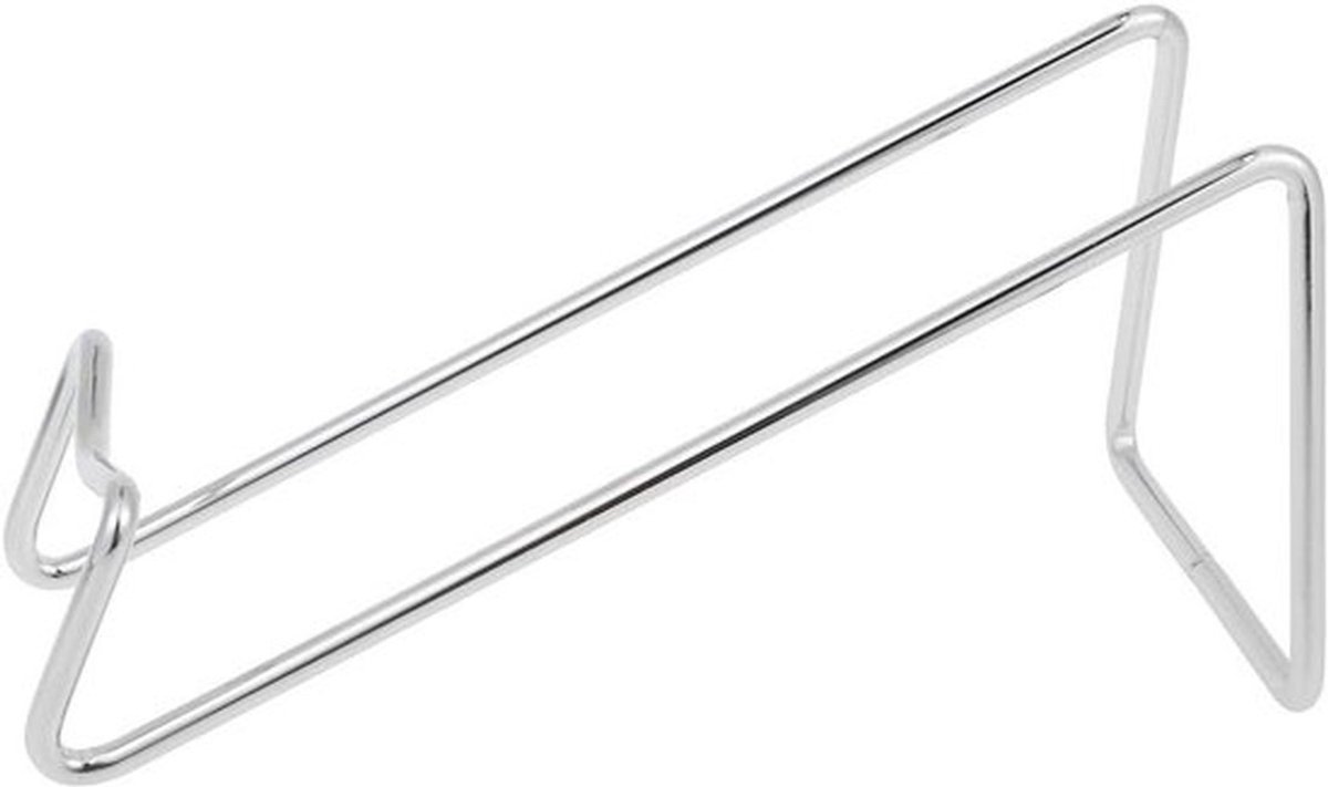 Wijnrek voor keuken - Smeedijzeren flessenrek - Barmeubel - Lichtgevend zilver - Stijlvol ontwerp - Praktisch en decoratief