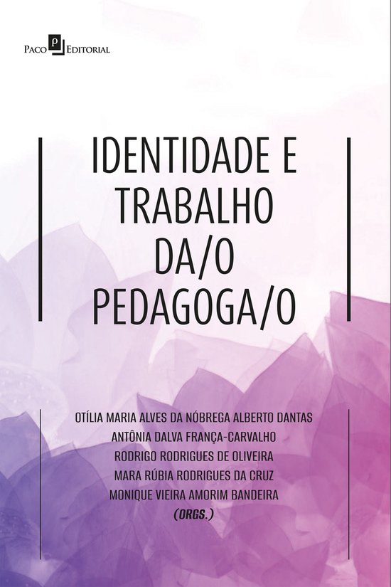 Identidade e trabalho da/o pedagoga/o - cover