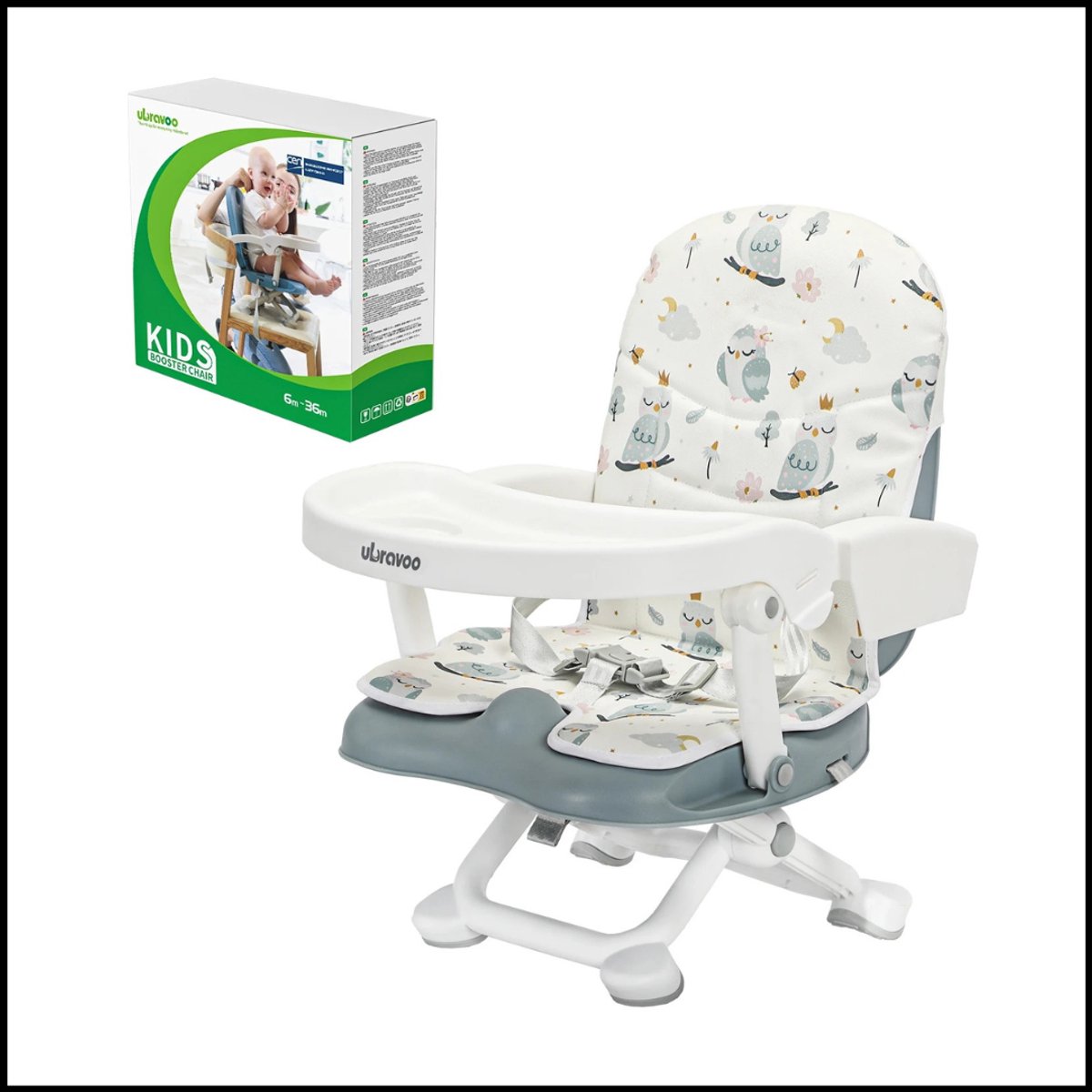 Draagbare Kinderstoel – Lichtgewicht Opvouwbare Baby- en Peuterstoel – Veilig en Comfortabel – Compact voor Eten Thuis en Onderweg