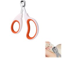 1 artikel - Nagelknipper voor huisdieren - Speciaal voor katten - Nageltrimtool - Ronde snijkant - Geschikt voor beginnende huisdiereigenaren - Oranje