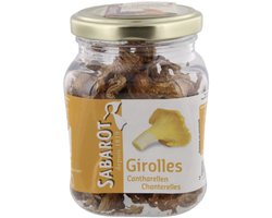 Sabarot Girolles Sechees - Gedroogde Cantharellen - Dried Chantarelle Mushrooms - 30 gram