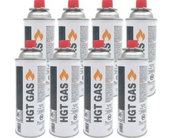HG - Gaz butane - Cartouches de gaz - Campingaz - Pack économique - 8 pièces - 8x227 grammes - Kit de secours