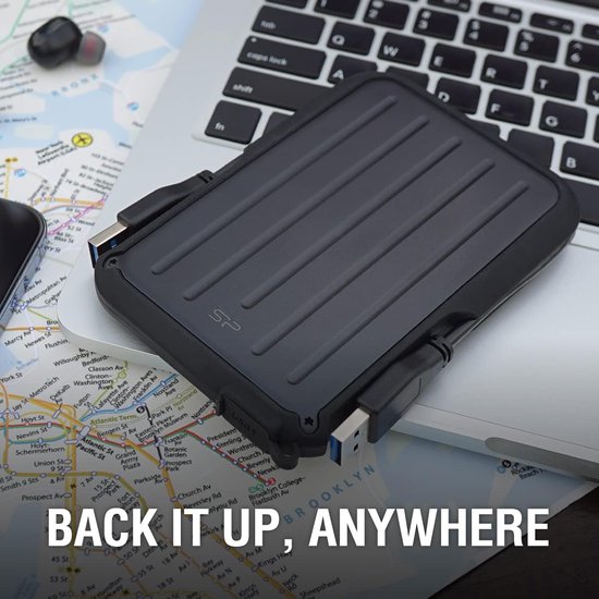 Robuuste 1TB Externe Harde Schijf - Schokbestendig en Waterbestendig - Draagbare USB 3.0 Harde Schijf voor PC, Mac en Laptop — afbeelding 5