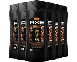 Axe 3-in-1 Douchegel - Dark Temptation XL - 6 x 400 ml - Voordeelverpakking