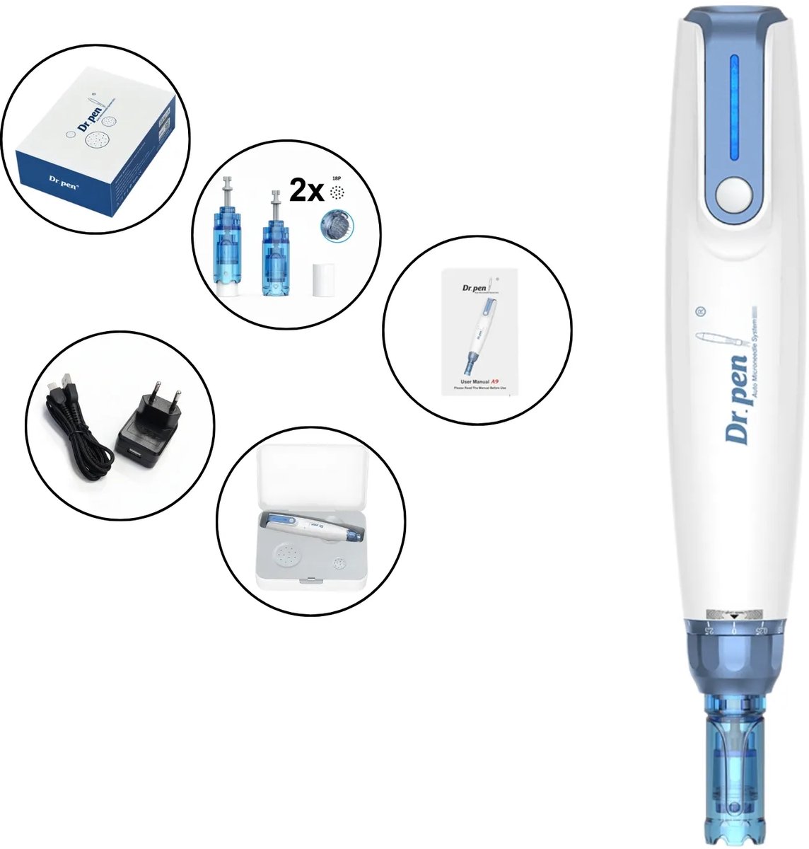 Dr. Pen A9W draadloze dermapen voor microneedling