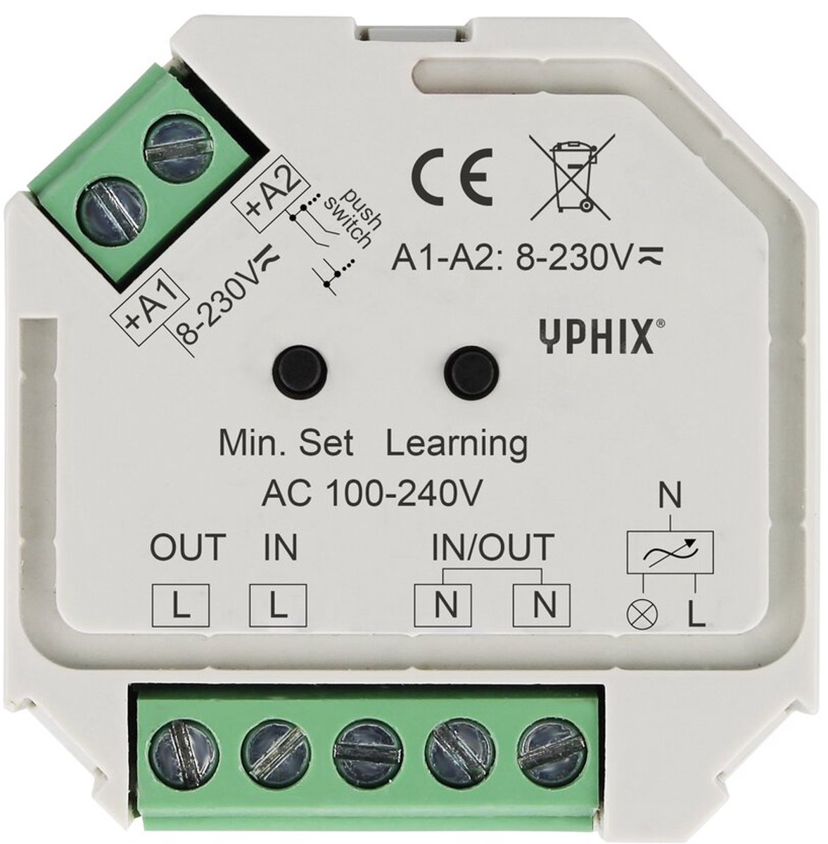 RF Draadloze LED dimmer 230V
