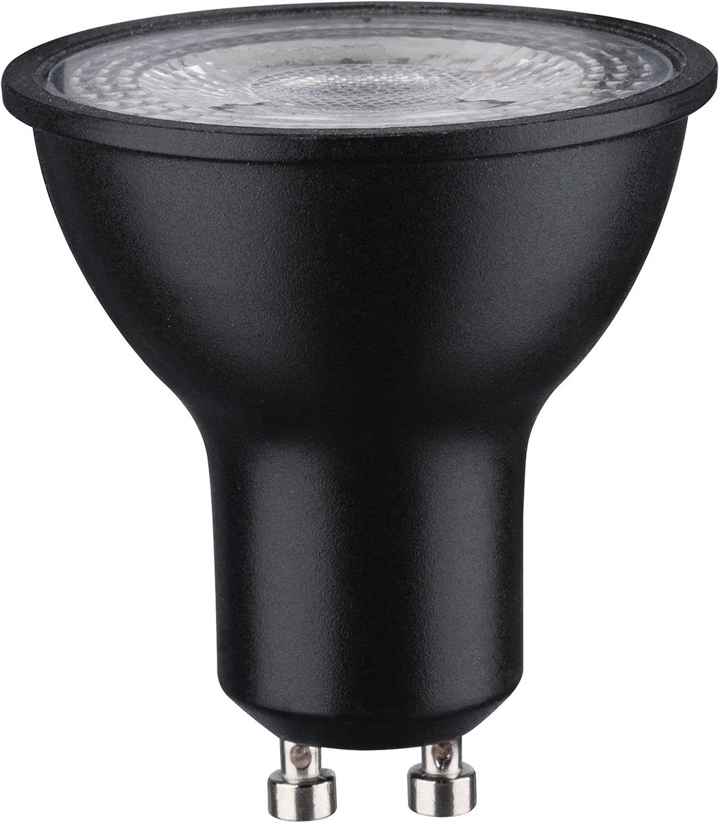 LED Reflectorlamp 7W Dimbaar GU10 Neutraal Wit 4000K Matzwart Energiezuinig