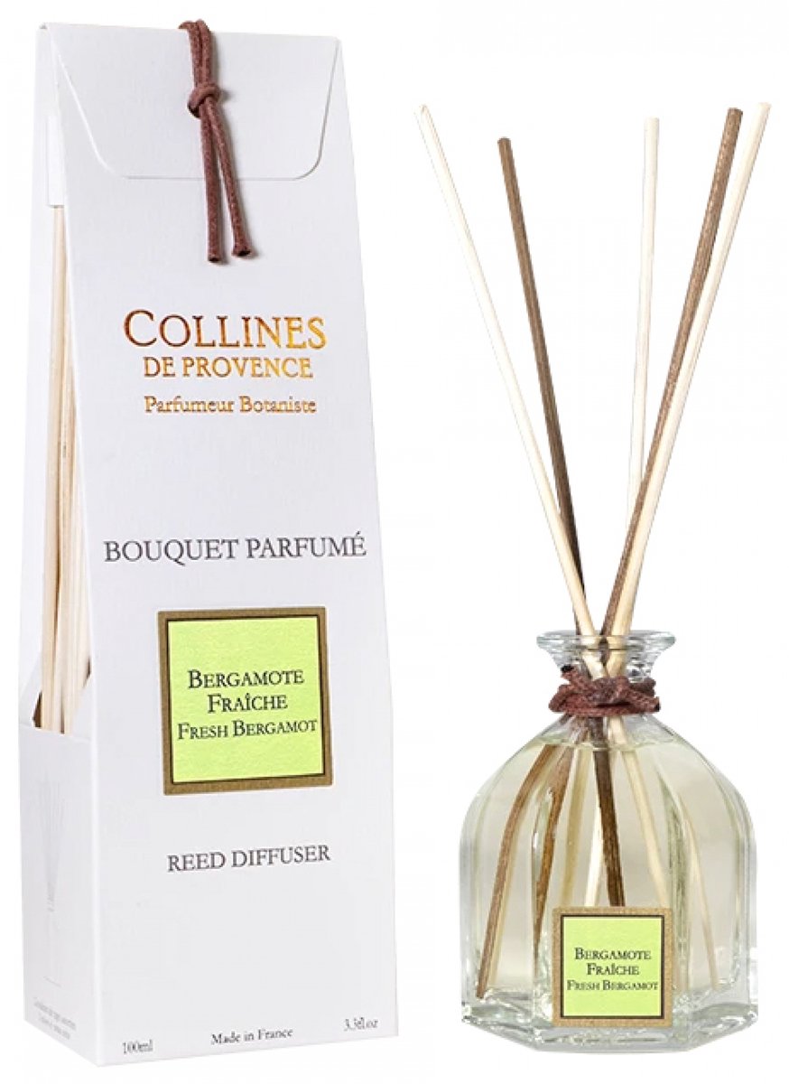 Collines de Provence Geurstokjes bergamot 100 ml