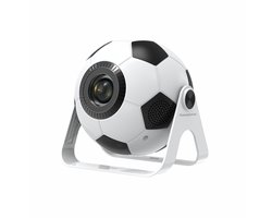 Namajunas - Beamer - Voetbalprojector - Smart 1080P Full HD Projector - Mini Beamer - FULL HD (4K-Ondersteuning) - 3000 lumen - WiFi & Bluetooth - Ingebouwde Speakers - Draagbare Beamer Thuisbioscoop - - Autofocus