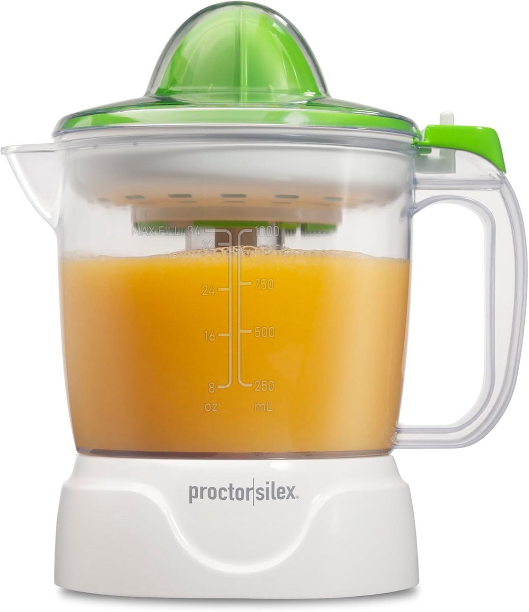 Elektrische Citruspers voor Vers Sap van Sinaasappel en Citroen - 34 Ounces
