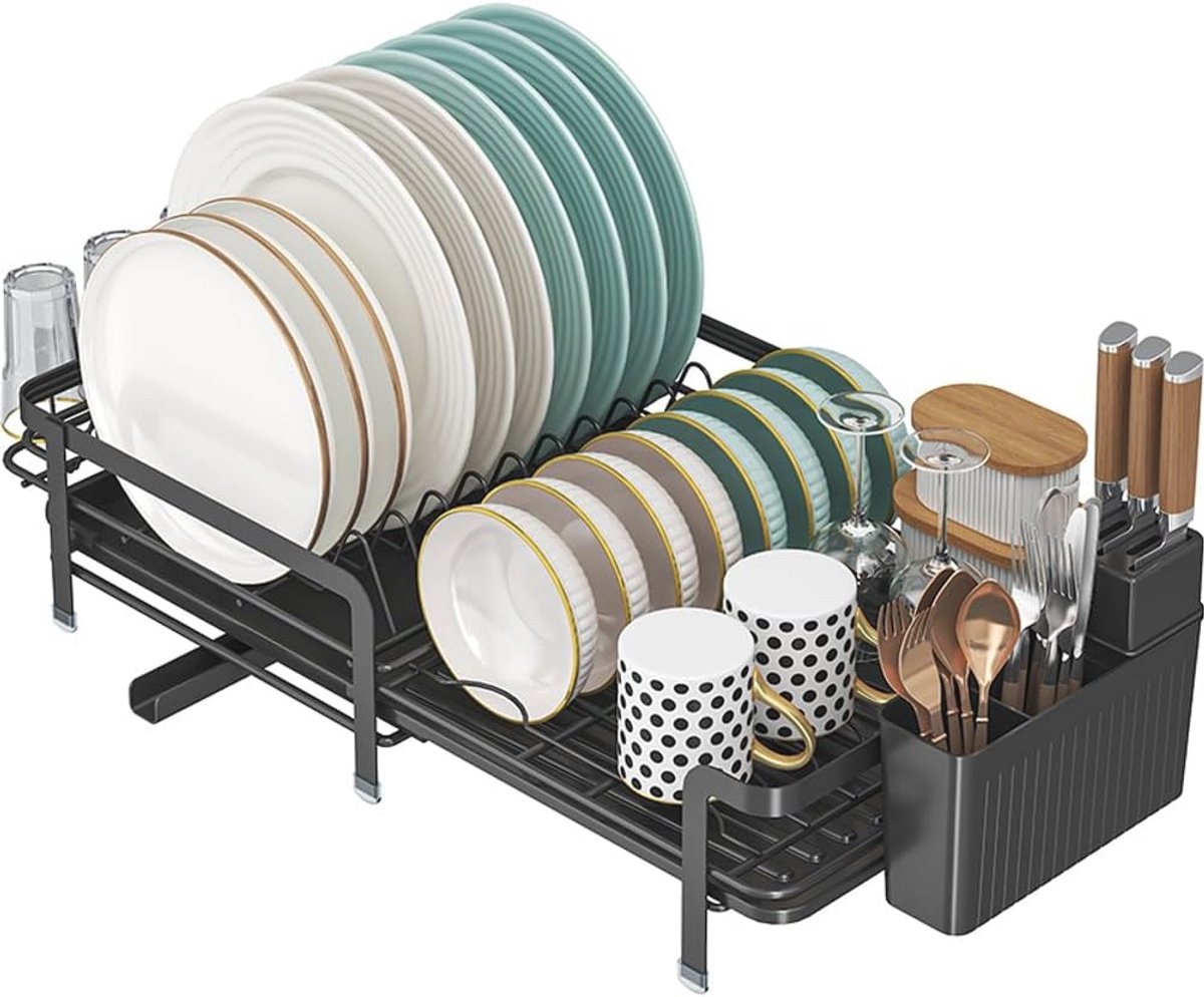 Afdruiprek Zwart - Elegant en Functioneel Keukenaccessoire