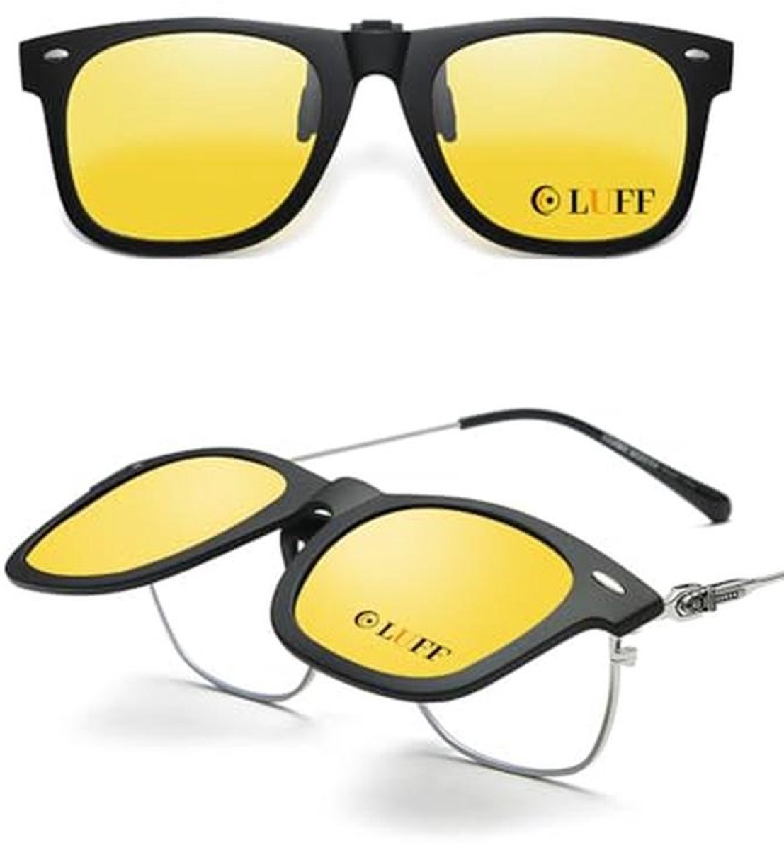 Polarised Clip-on Sunglasses for Men and Women - Anti-Glare UV400 Lightweight Outdoor Sunglasses