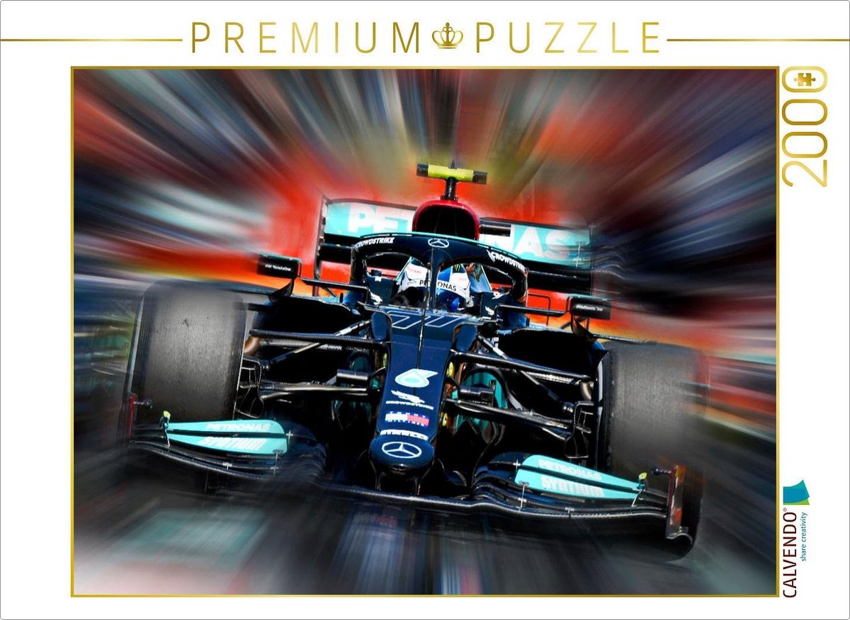 Formule 1 Puzzel 2000 Stukjes Fotopuzzel Raceauto's