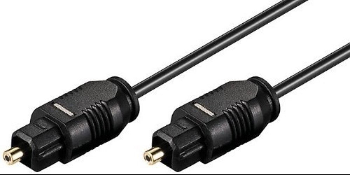 Optische Toslink Kabel 1 Meter - Digitale Audio Kabel Ø 2,2 mm