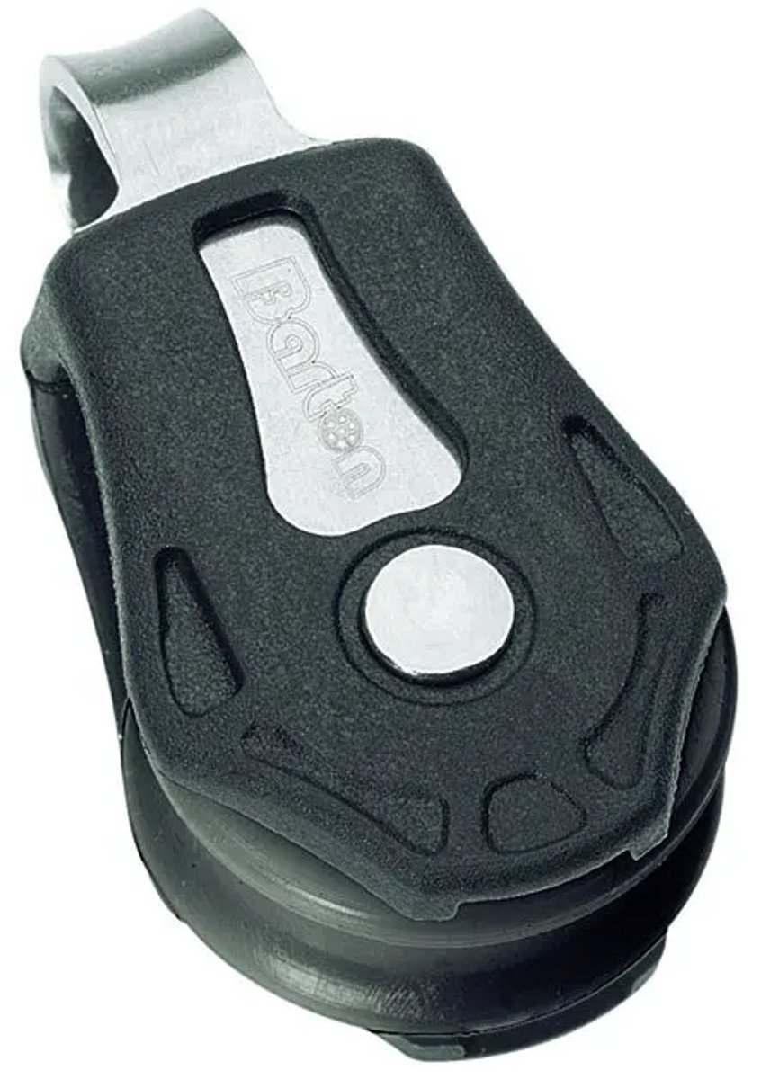 Barton Marine Enkele Vaste Katrol 275kg 5 Mm Zilver 20 x 39 mm