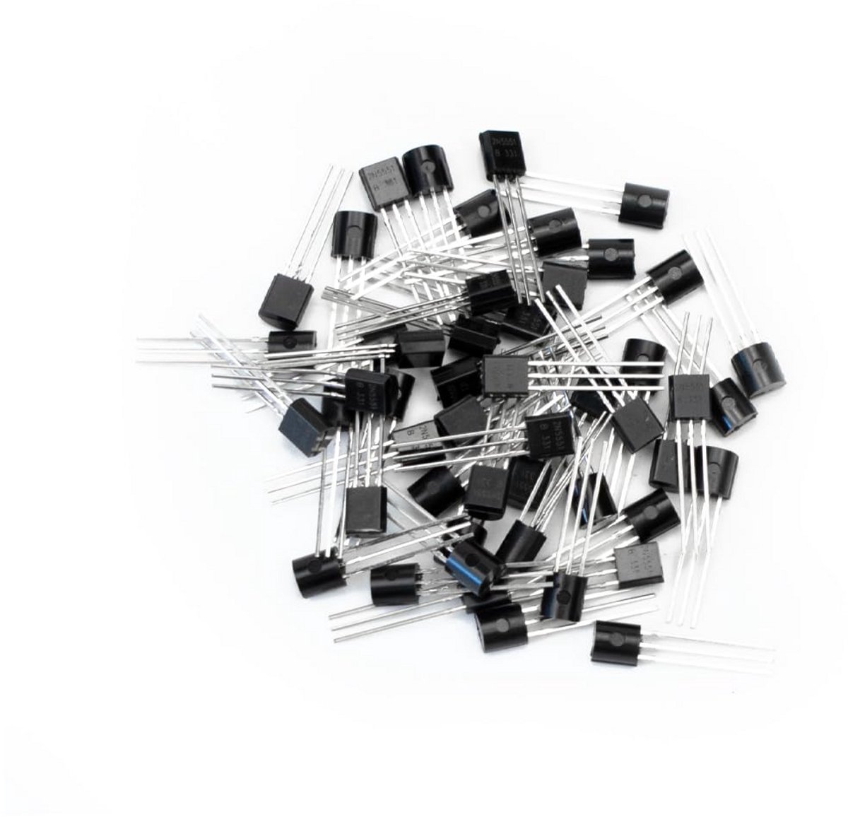 Set van 50 NPN Transistors, 2N5551 Type, voor Algemeen Gebruik en Vermogenstoepassingen