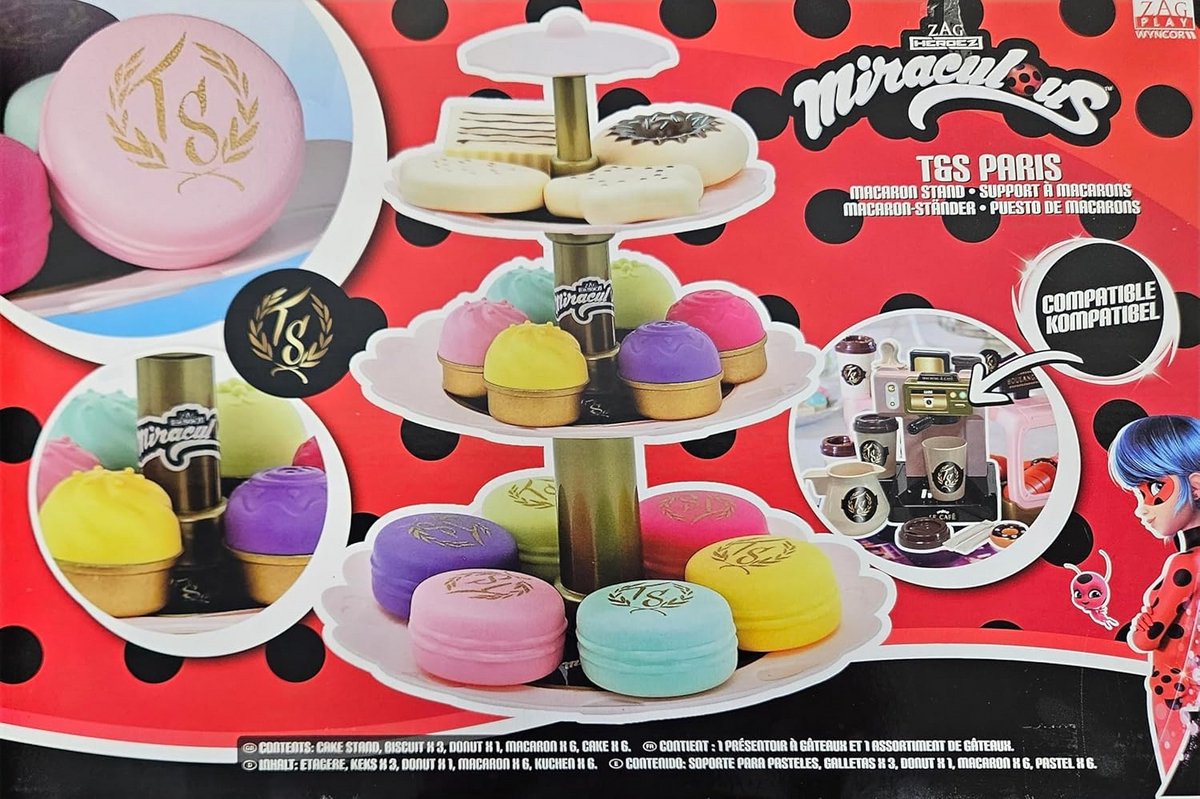 Parisian pastry set for fans of Miraculous Ladybug