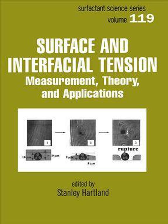 Surface and Interfacial Tension - cover