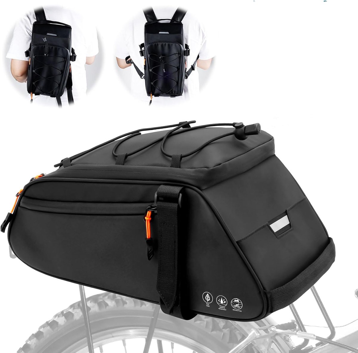 FINEW Fietsstuurtas 10 Liter – 100% Waterdicht TPU, Grote Capaciteit Voor Racefiets, MTB En E-bike