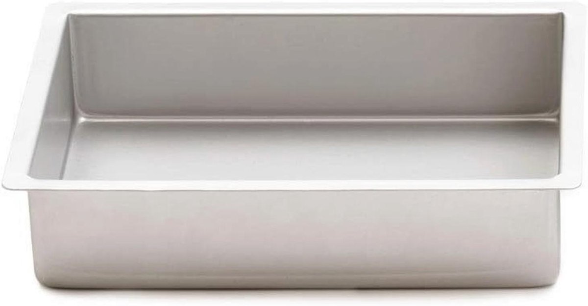 Rechthoekige Bakvorm van Geanodiseerd Aluminium 25 x 38 x 7,5 cm