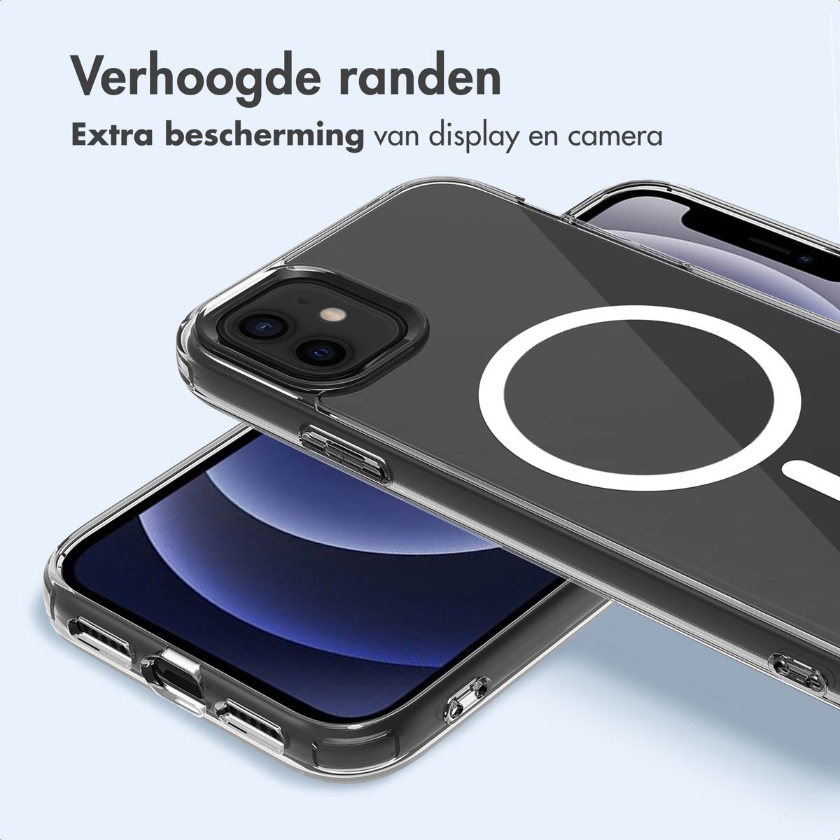 imoshion Hoesje - Geschikt voor Apple iPhone 12 Pro / 12 - Protective Backcover geschikt voor MagSafe - Transparant — cadeau in Cadeau-ideeën - foto 4