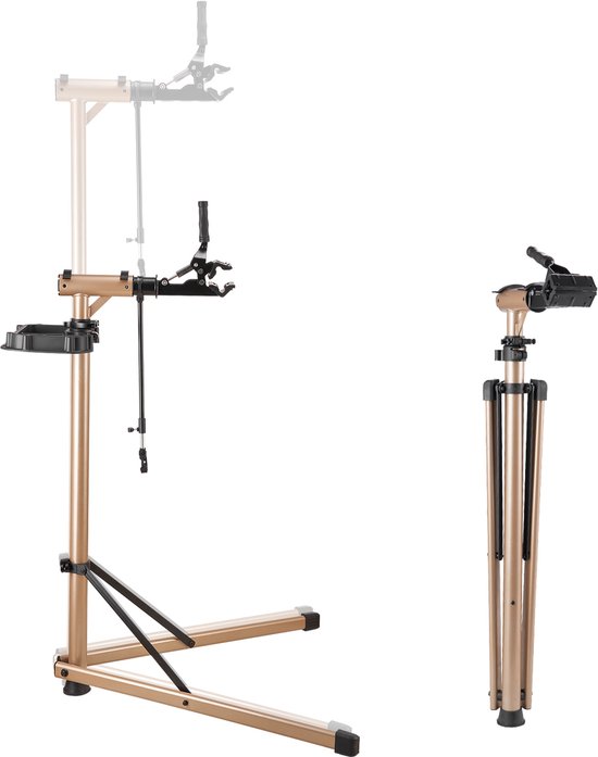 VEVOR Fietsreparatiestandaard 49,9 Kg Fietsmontagestandaard met Gereedschapsbak