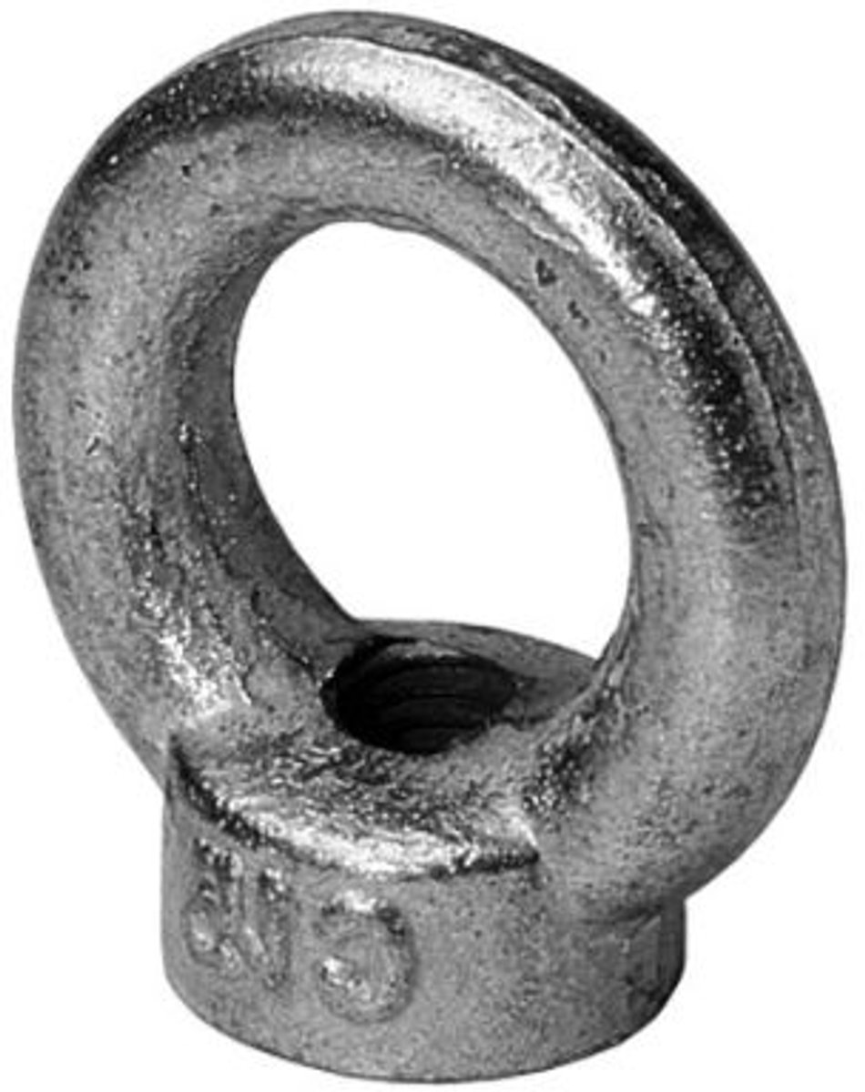 Oogmoer M16 verzinkt | 2 stuks