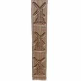 Speculaasplank – 3 Molens – Beukenhout – Traditionele Speculaasvorm
