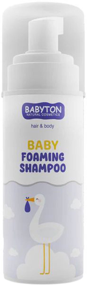 BABYTON - Baby Natuurlijke Foaming Shampoo - Helpt tegen melkkorstjes en voedt de hoofdhuid - Veilig vanaf geboorte - 150ml