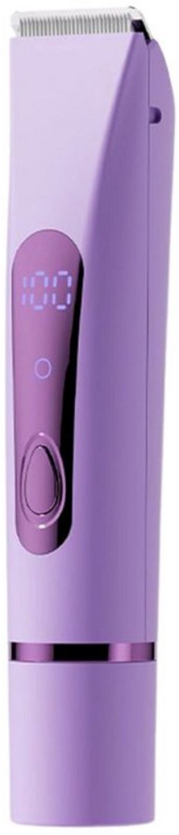 longziming -2 in 1 Ladyshave voor Vrouwen - Epilator - Elektrisch Scheerapparaat - geschikt voor nat en droog gebruik op gezicht - goksels en benen - paars