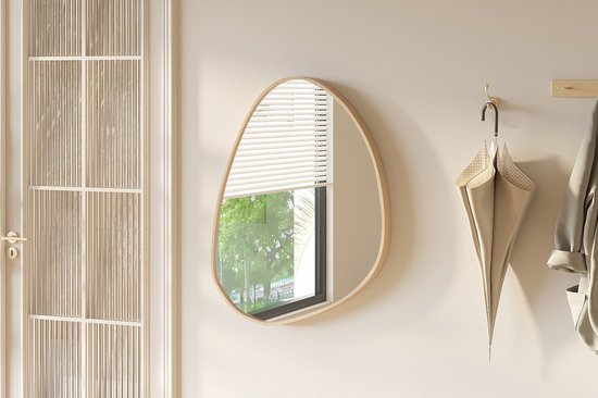 Miroir bio Roza | 60 x 80 cm | Conception vieux chêne