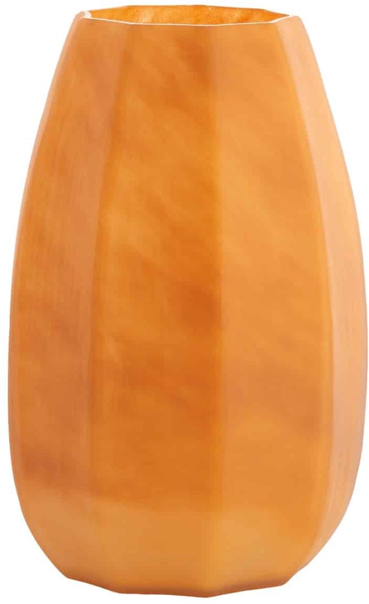 Vaas Bradley - Bruin - Ø23x38cm - Glas - - Bloemenvaas - Woondecoratie - Decoratieve vaas voor woonkamer of slaapkamer - Moederdag - Moederdag cadeautje - Moederdag cadeau voor mama