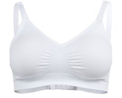 Soutien-gorge Medela Keep Cool Ultra - Soutien-gorge d'allaitement sans couture - Soutien-gorge de maternité avec 6 zones respirantes - Matière Soft Touch - Confortable et maintien - Wit - XXL