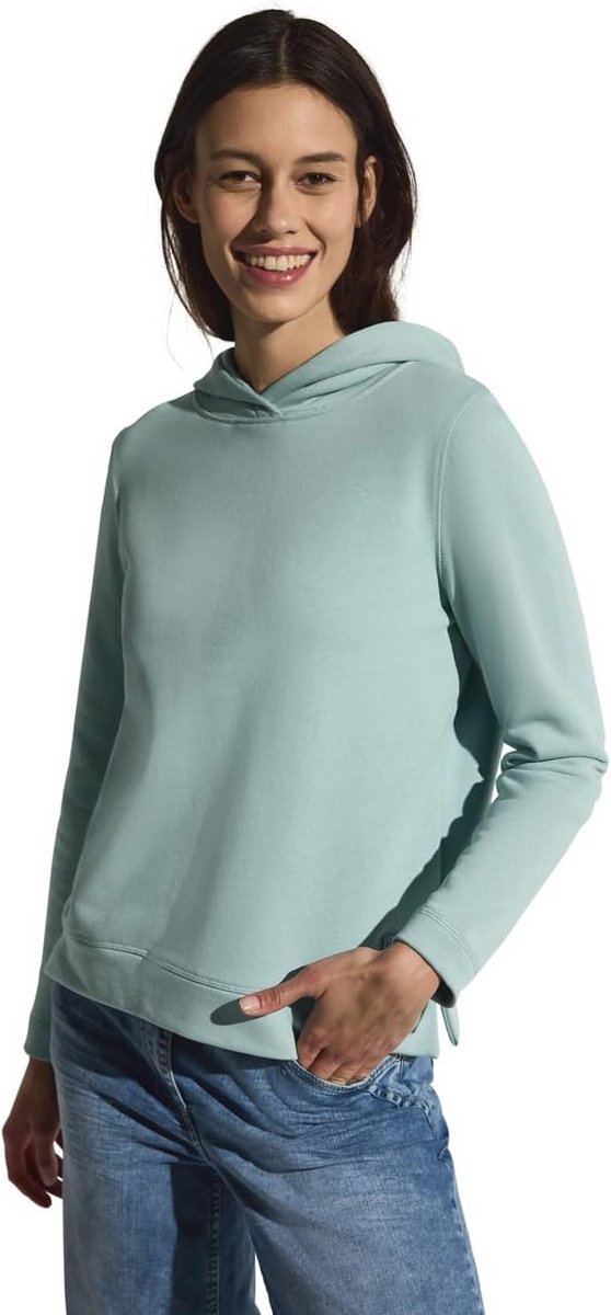 Dames Basic Hoodie met Capuchon en Lange Mouwen