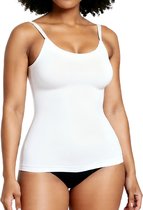 Haut Shapewear correcteur femme - Mouwloos - Wit - Taille L - Sans coutures - Body correcteur - Haut invisible - Sous Sous-vêtements correcteurs femme - Haut Shapewear - Débardeur femme - Haut femme