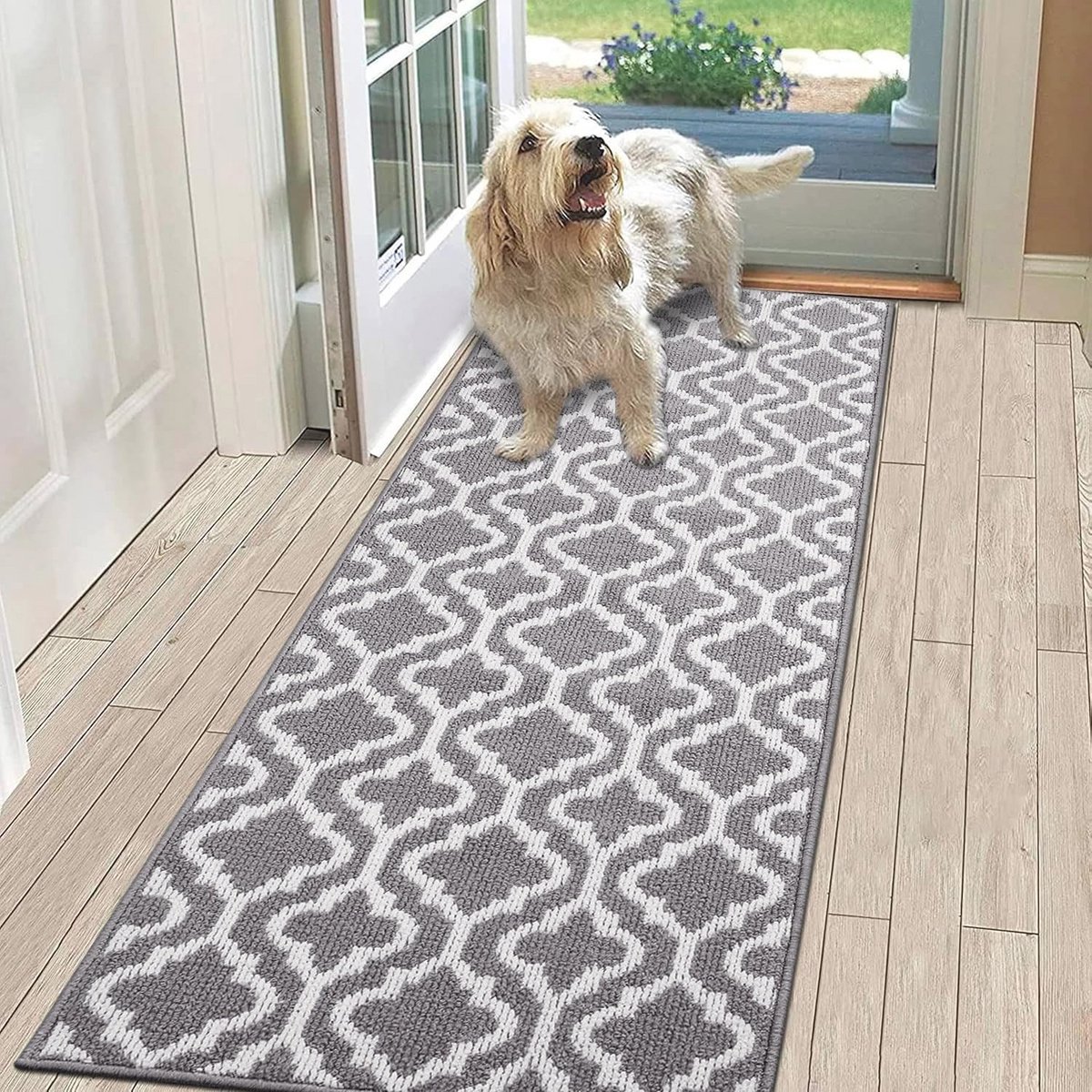 Vloerkleed Loper 60 x 180 cm Antislip en Wasbaar voor Keuken en Hal