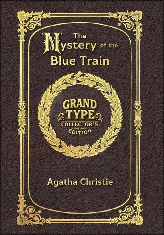 Large Print - The Mystery of the Blue Train - Grand Type Col ... - cover