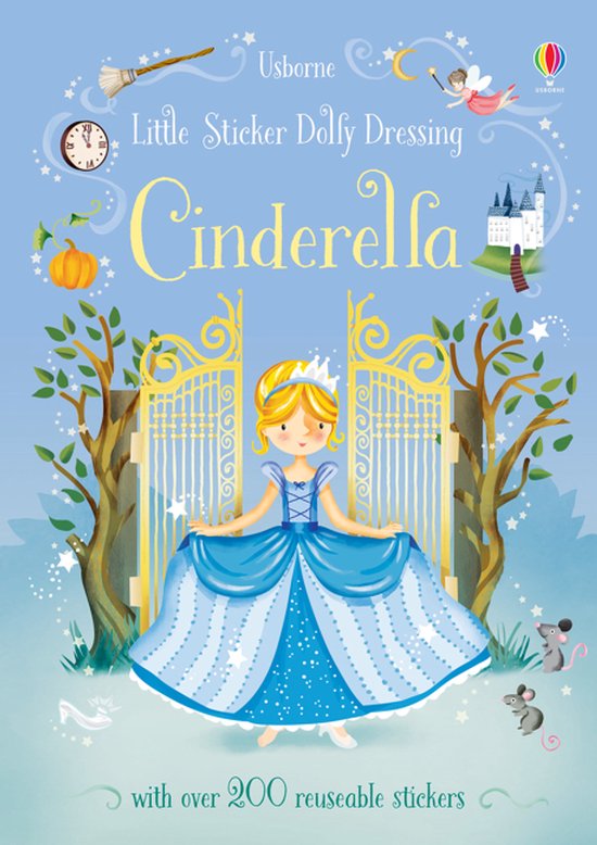 Little Sticker Dolly Dressing Fairytales Cinderella - cover