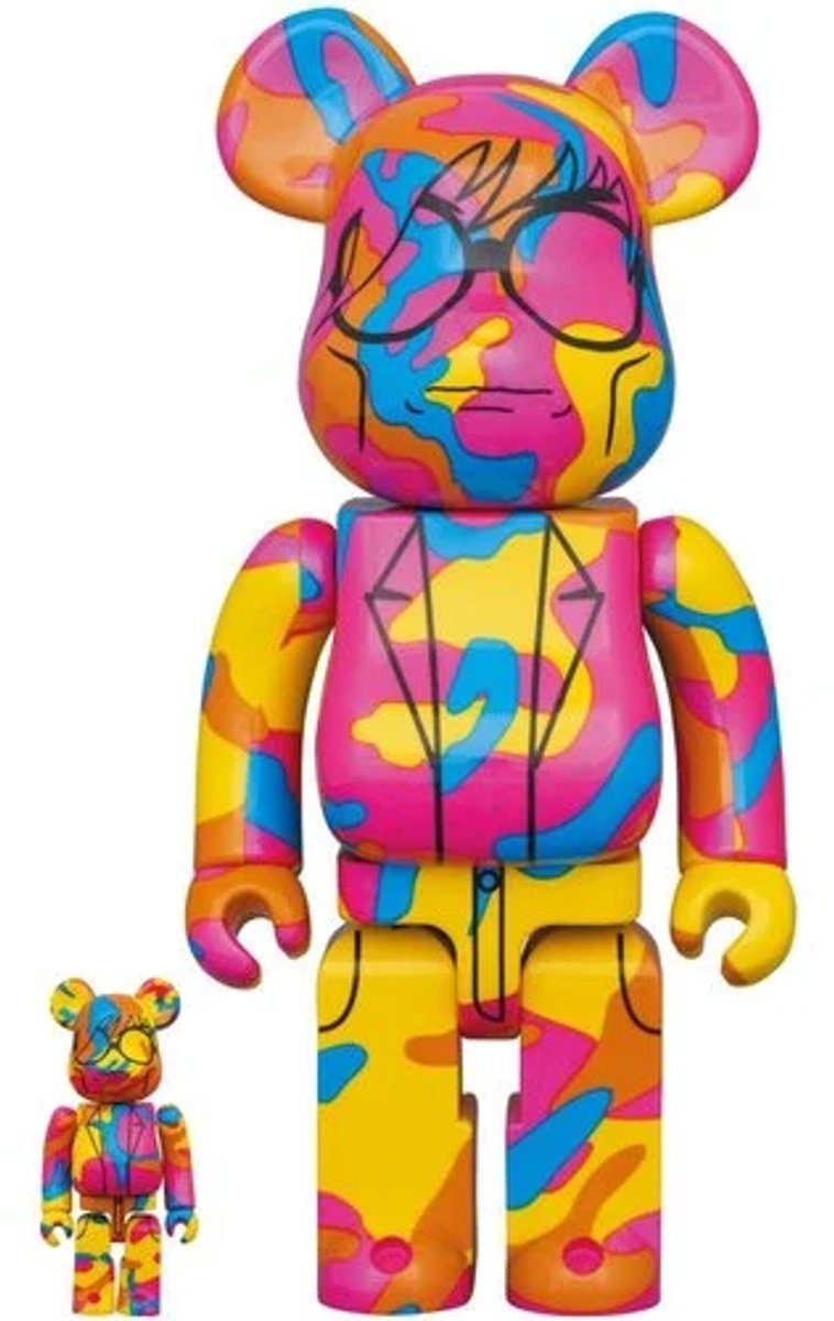 400% & 100% Bearbrick Set- Andy Warhol (BWWT 3)