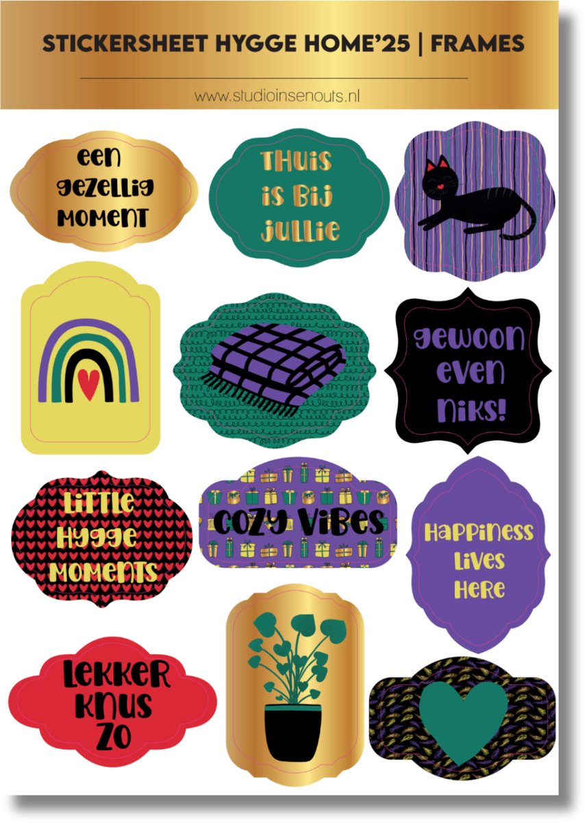 Stickervel Frames | Hygge Home'25