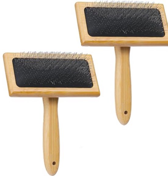 Professionele Hond Strippen gereedschap, Hondenkam, Hondenborstel en Kattenborstel voor Lang Haar, Ergonomische Houten Handvat, Toepasbaar op voor Huisdieren