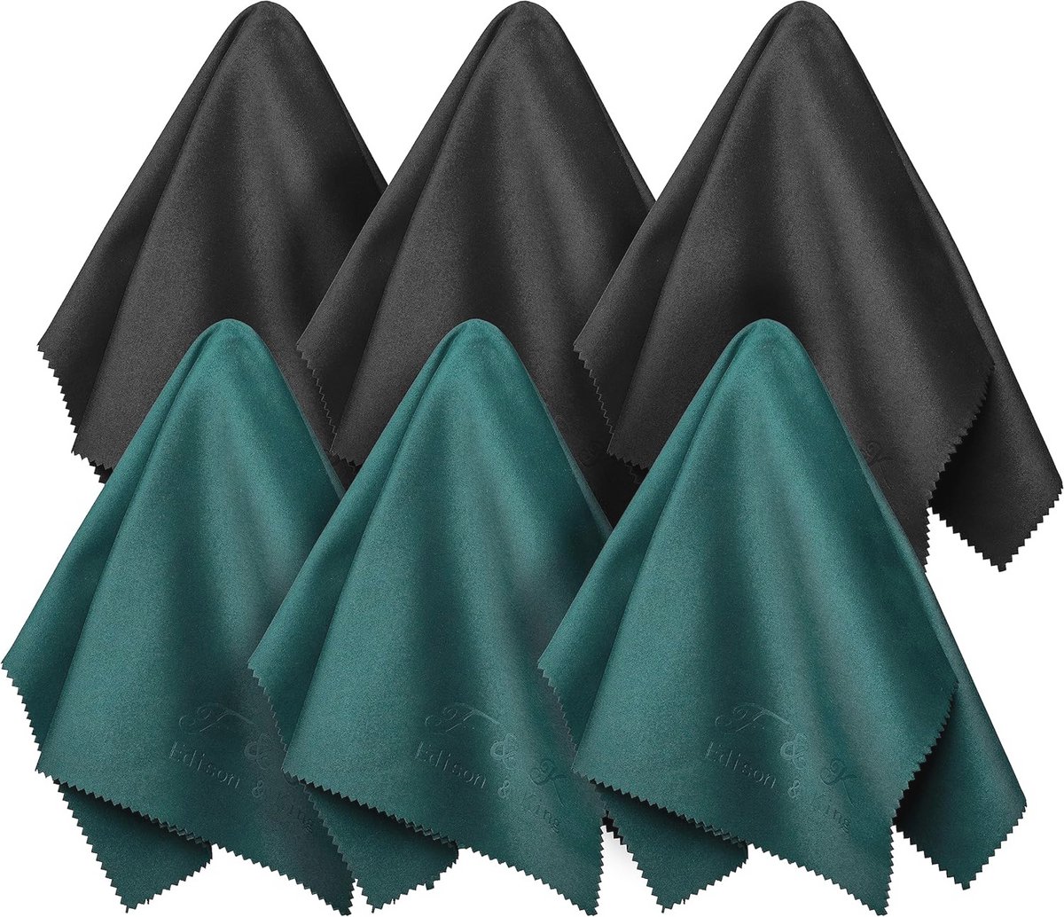 Microvezeldoeken voor het reinigen van brillen, tablets en mobiele telefoons - 6 stuks, 20 x 20 cm