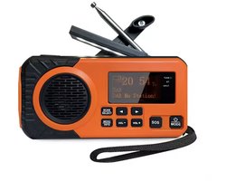 Meest verkochte Noodradio DAB+/FM + Zaklamp - Solar opwindbaar - Powerbank Zonneenergie - Noodpakket - Zaklamp - Bluetooth - Noodradio - Oorlog